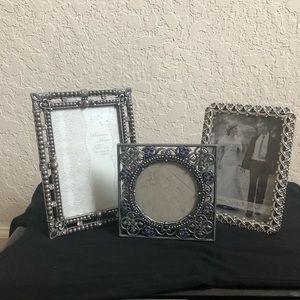 Rhinestone and crystal picture frames